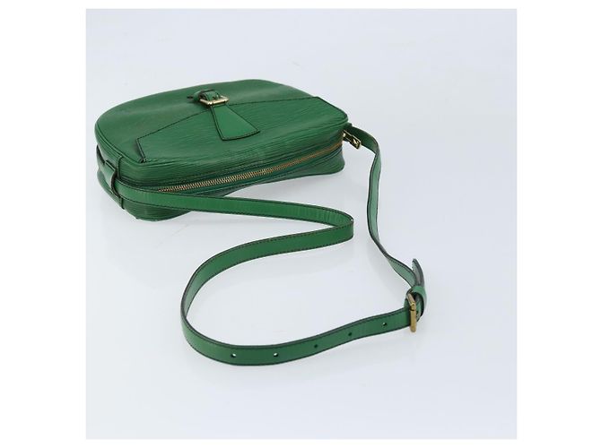 LOUIS VUITTON Borsa a Spalla Epi Jeune Fille MM Verde M52154 LV Auth LNZ042 - vista 7