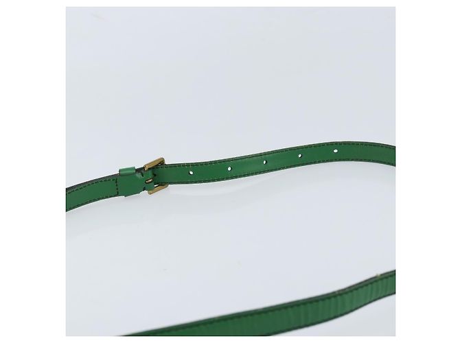 LOUIS VUITTON Borsa a Spalla Epi Jeune Fille MM Verde M52154 LV Auth LNZ042 - vista 8