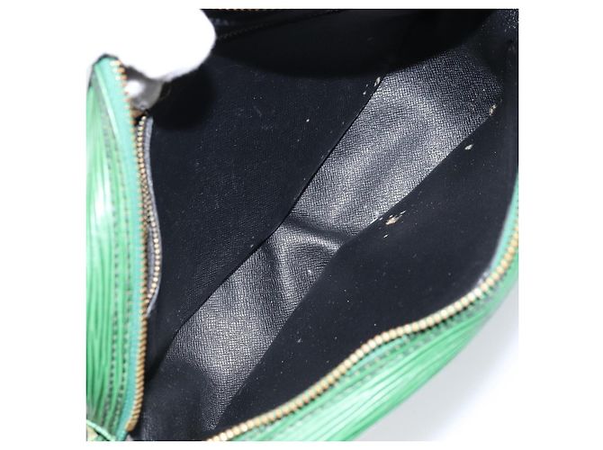 LOUIS VUITTON Borsa a Spalla Epi Jeune Fille MM Verde M52154 LV Auth LNZ042 - vista 9