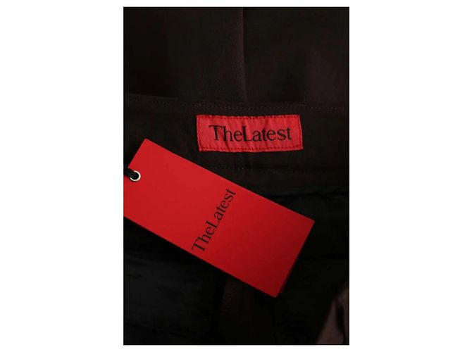 Autre Marque Pantalones anchos marrones Castaño - vista 5