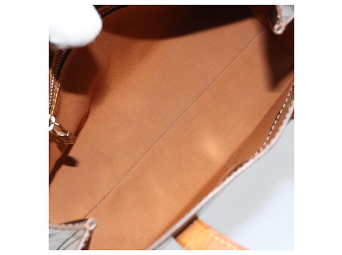 LOUIS VUITTON Monogram Vernis Reade PM Borsa a Mano Bronzo M91146 LV Auth gh1803 - vista 10