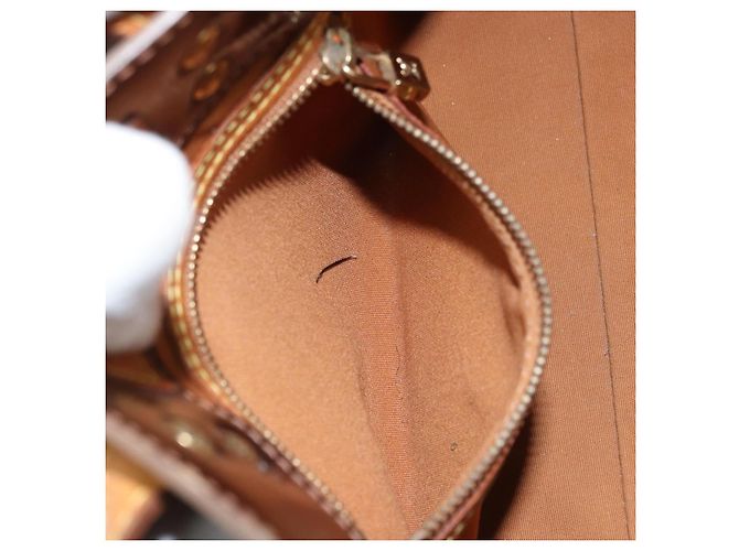 LOUIS VUITTON Monogram Vernis Reade PM Borsa a Mano Bronzo M91146 LV Auth gh1803 - vista 11