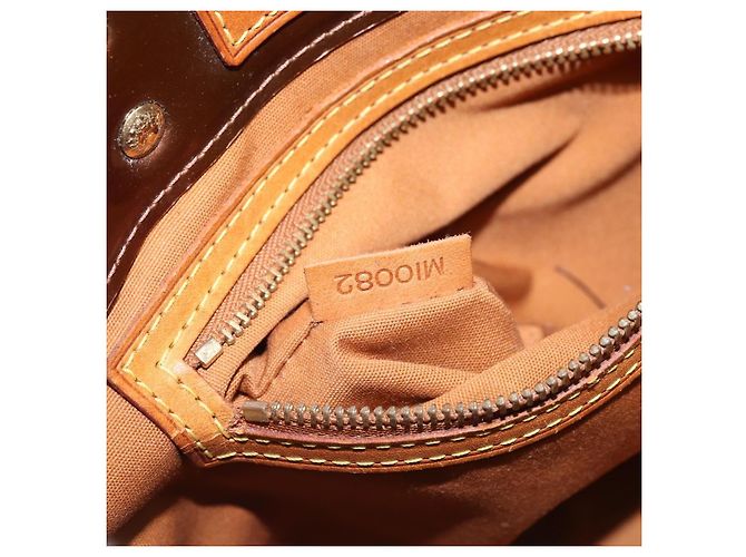 LOUIS VUITTON Monogram Vernis Reade PM Borsa a Mano Bronzo M91146 LV Auth gh1803 - vista 12