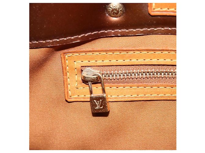 LOUIS VUITTON Monogram Vernis Reade PM Borsa a Mano Bronzo M91146 LV Auth gh1803 - vista 22