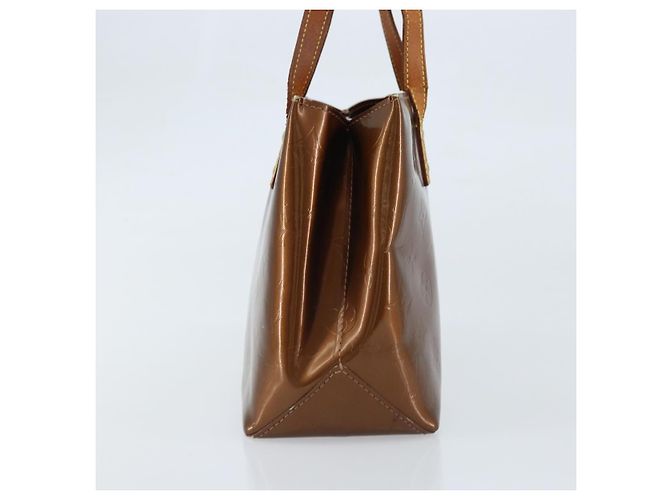 LOUIS VUITTON Monogram Vernis Reade PM Borsa a Mano Bronzo M91146 LV Auth gh1803 - vista 4