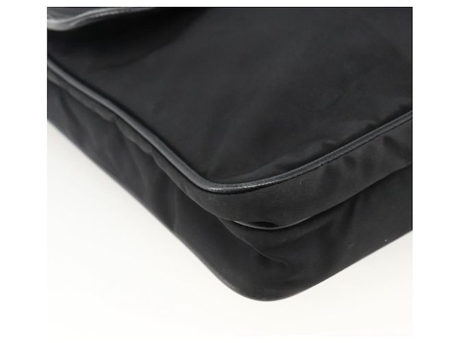 Borsa a Spalla PRADA in Nylon Nero Argento Autentica bs32792 - vista 14