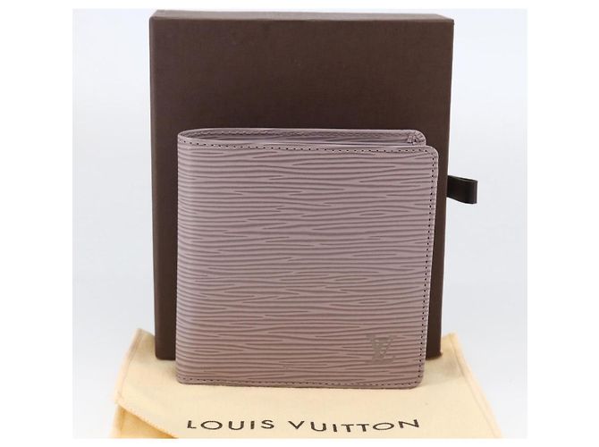 LOUIS VUITTON Cartera Marco Bifold Epi Lila LV Auth ki6572M Púrpura - vista 12
