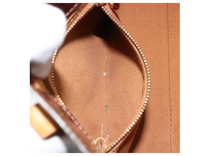 LOUIS VUITTON Borsa a Mano Monogram Vernis Reade PM Bronzo M91146 LV Auth gh1794 - vista 22