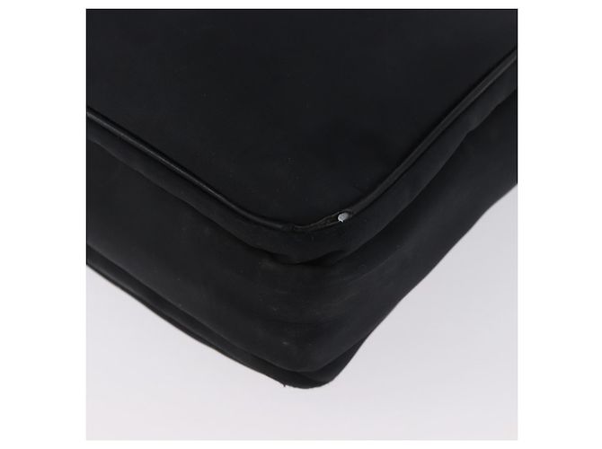 Borsa a mano Burberry Nova Check Black label nylon argento nero Auth bs33588 - vista 10