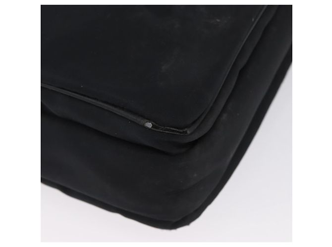 Borsa a mano Burberry Nova Check Black label nylon argento nero Auth bs33588 - vista 11