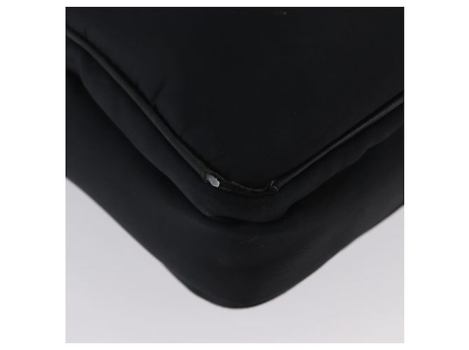 Borsa a mano Burberry Nova Check Black label nylon argento nero Auth bs33588 - vista 8