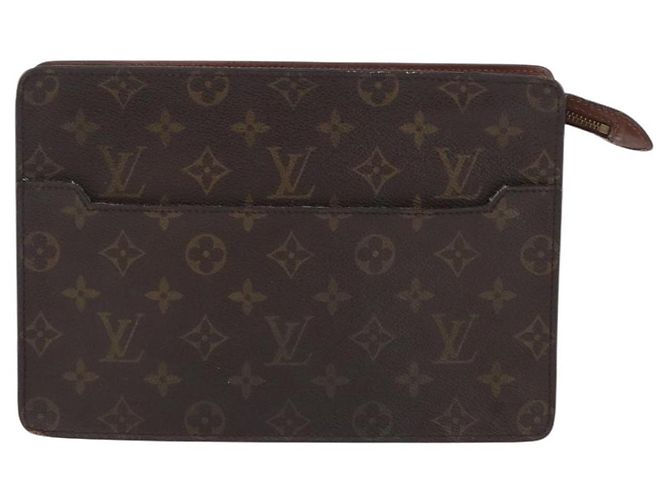 LOUIS VUITTON Pochette Uomo Monogram Borsa a Mano M51795 LV Auth BA11049 Monogramma - vista 13