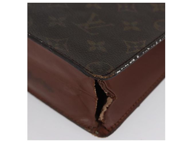LOUIS VUITTON Pochette Uomo Monogram Borsa a Mano M51795 LV Auth BA11049 Monogramma - vista 16