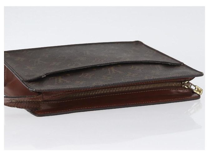 LOUIS VUITTON Pochette Uomo Monogram Borsa a Mano M51795 LV Auth BA11049 Monogramma - vista 5