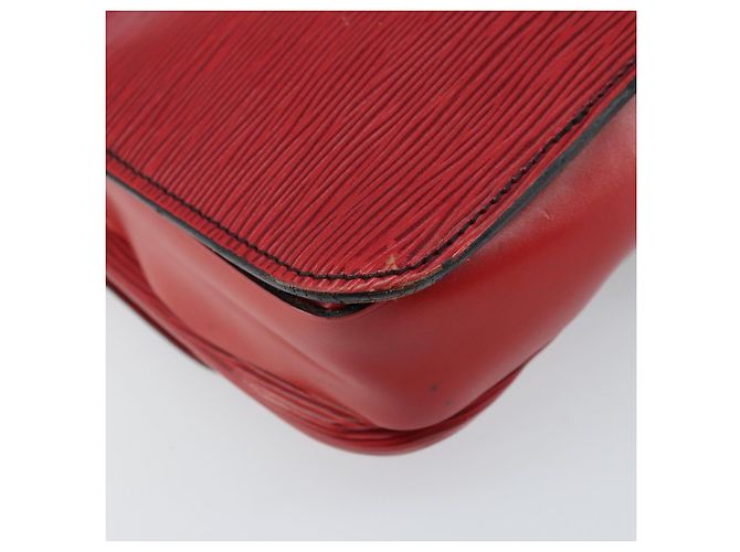 LOUIS VUITTON Borsa a Spalla Epi Cartesier MM Rossa M52247 LV Auth 172584 Rosso - vista 16