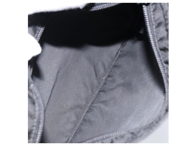 Borsa a Spalla PRADA Nylon Nero Argento Autentica 173668 - vista 10