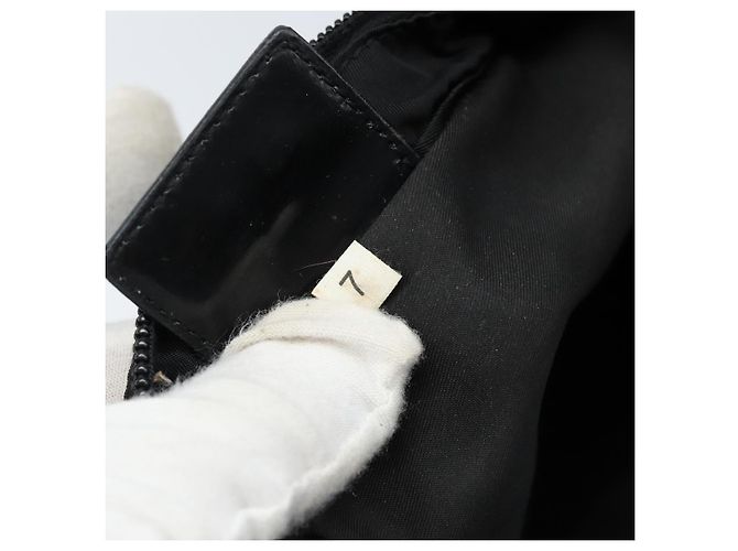 Borsa a Spalla PRADA Nylon Nero Argento Autentica 173668 - vista 11