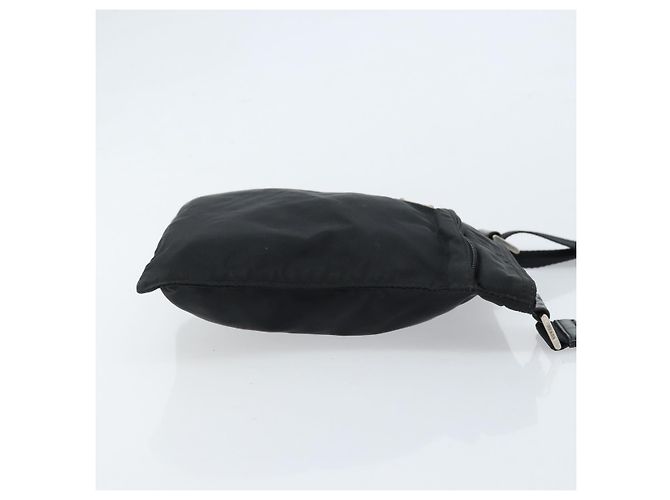 Borsa a Spalla PRADA Nylon Nero Argento Autentica 173668 - vista 3