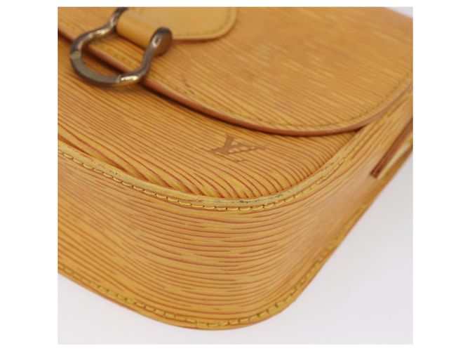 LOUIS VUITTON Borsa a Spalla Epi Saint Cloud PM Gialla M52219 LV Auth LNZ331 Giallo - vista 16