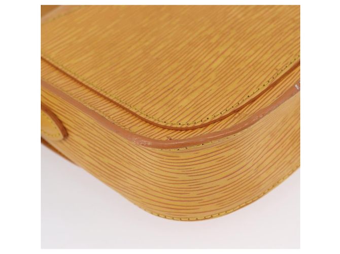LOUIS VUITTON Borsa a Spalla Epi Saint Cloud PM Gialla M52219 LV Auth LNZ331 Giallo - vista 17