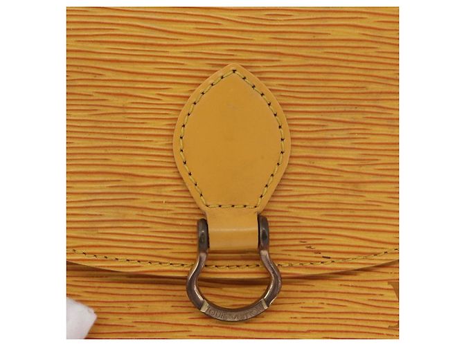 LOUIS VUITTON Borsa a Spalla Epi Saint Cloud PM Gialla M52219 LV Auth LNZ331 Giallo - vista 19