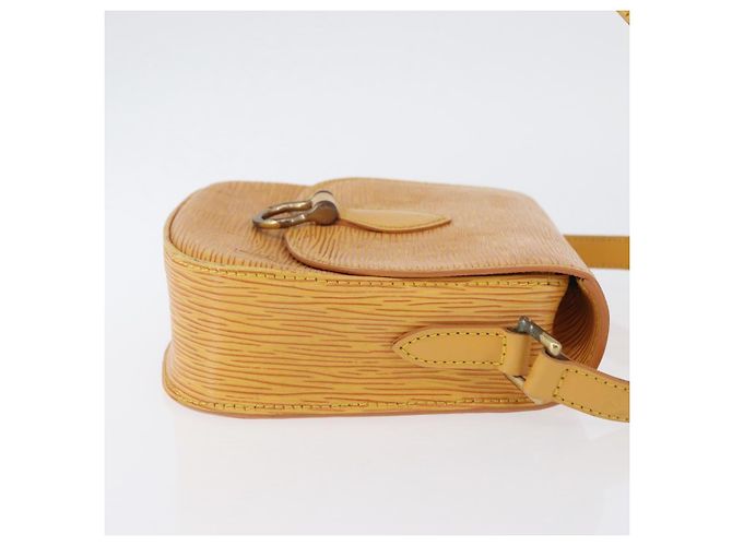LOUIS VUITTON Borsa a Spalla Epi Saint Cloud PM Gialla M52219 LV Auth LNZ331 Giallo - vista 3