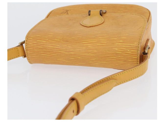 LOUIS VUITTON Borsa a Spalla Epi Saint Cloud PM Gialla M52219 LV Auth LNZ331 Giallo - vista 6