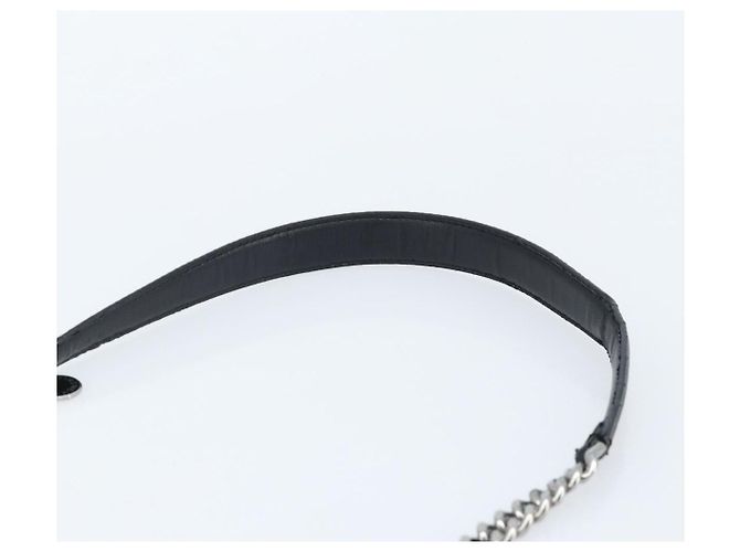 Autre Marque Borsa a mano Stella McCartney in pelle 2 vie nera argento autentica BA10361 Nero - vista 14