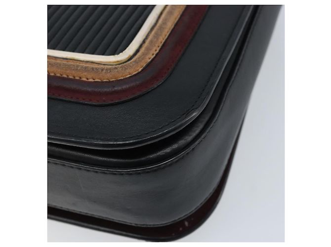 Autre Marque Borsa a mano Stella McCartney in pelle 2 vie nera argento autentica BA10361 Nero - vista 18