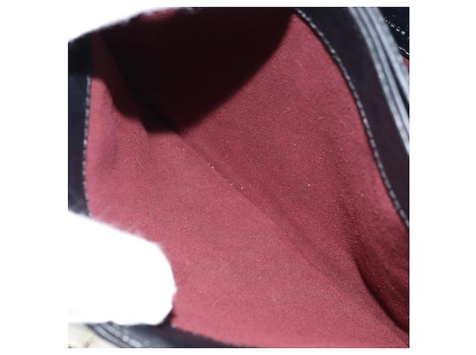 Autre Marque Borsa a mano Stella McCartney in pelle 2 vie nera argento autentica BA10361 Nero - vista 26