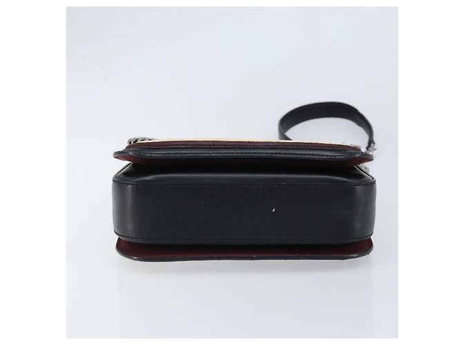 Autre Marque Borsa a mano Stella McCartney in pelle 2 vie nera argento autentica BA10361 Nero - vista 5