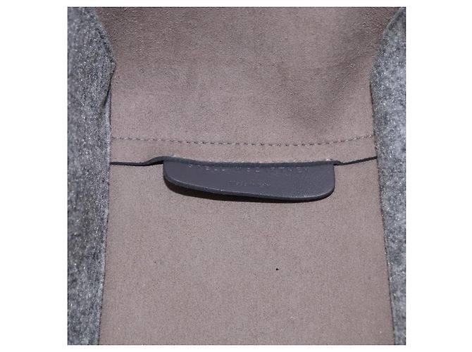 Autre Marque Stella McCartney Tote Bag aus Polyester Grau Silber Auth 172985 Braun - Ansicht 11