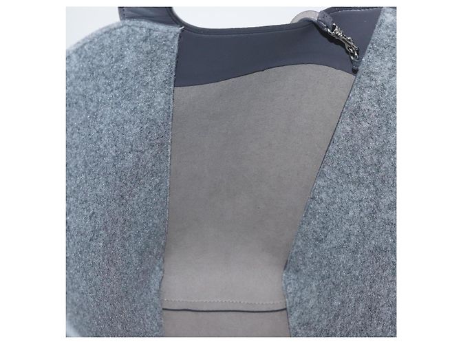 Autre Marque Stella McCartney Tote Bag aus Polyester Grau Silber Auth 172985 Braun - Ansicht 18