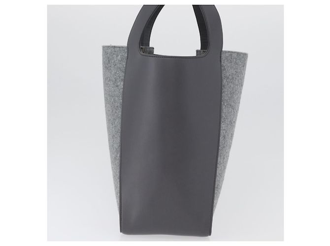 Autre Marque Stella McCartney Tote Bag aus Polyester Grau Silber Auth 172985 Braun - Ansicht 4