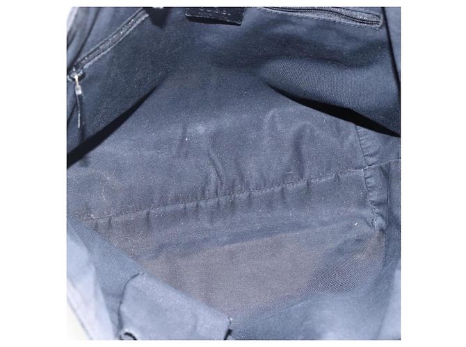 Borsa a mano Abbey in tela GG Gucci nera e oro 130739 Auth gh1861 Nero D'oro - vista 11