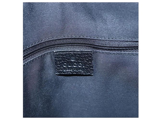 Borsa a mano Abbey in tela GG Gucci nera e oro 130739 Auth gh1861 Nero D'oro - vista 17
