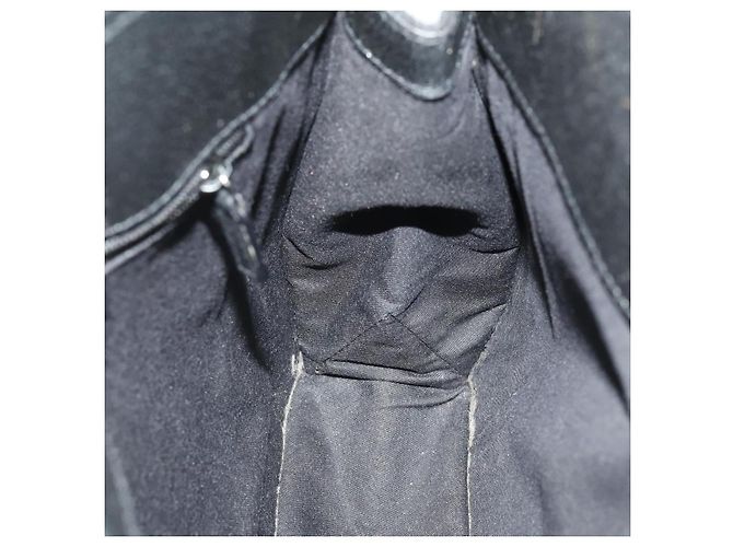 Borsa a Spalla GG Canvas Gucci Nera Argento 120841 Auth ep13072 Nero - vista 18