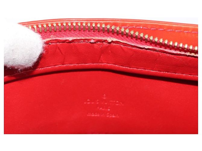 LOUIS VUITTON Borsa a Mano Houston Monogram Vernis Rossa M91092 LV Auth ki6445 Rosso - vista 10