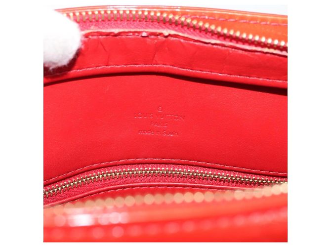 LOUIS VUITTON Borsa a Mano Houston Monogram Vernis Rossa M91092 LV Auth ki6445 Rosso - vista 18