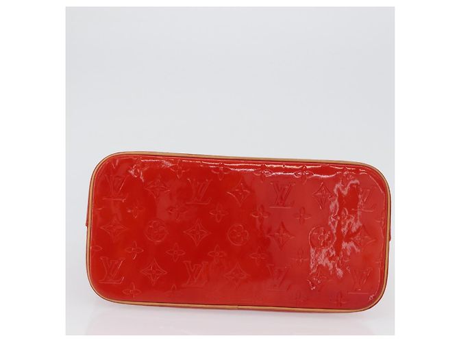 LOUIS VUITTON Borsa a Mano Houston Monogram Vernis Rossa M91092 LV Auth ki6445 Rosso - vista 5