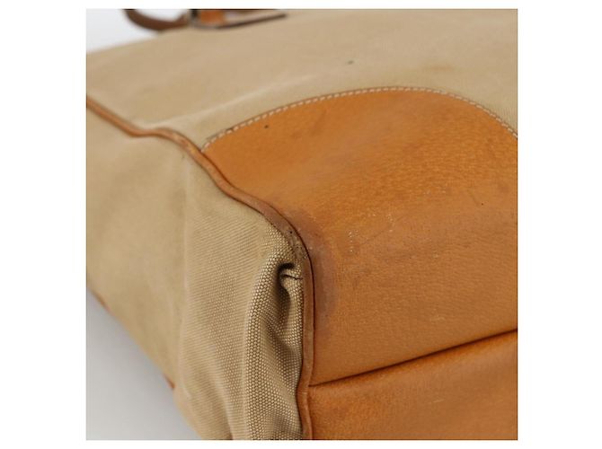 PRADA Handtasche aus Canvas Beige Silber Authentisch bs33611 - Ansicht 14