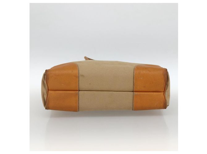 PRADA Handtasche aus Canvas Beige Silber Authentisch bs33611 - Ansicht 5