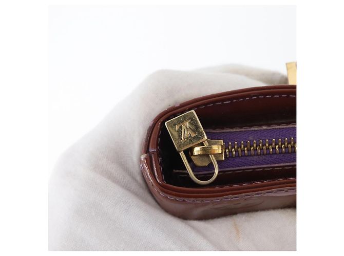LOUIS VUITTON Borsa a Mano Houston Monogram Vernis Viola Viole M91093 Auth 172677 Porpora - vista 18