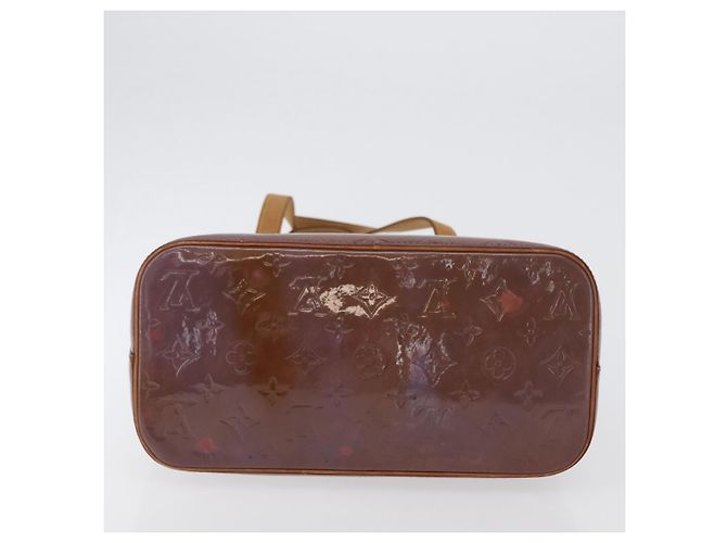 LOUIS VUITTON Borsa a Mano Houston Monogram Vernis Viola Viole M91093 Auth 172677 Porpora - vista 5