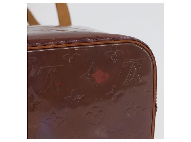 LOUIS VUITTON Borsa a Mano Houston Monogram Vernis Viola Viole M91093 Auth 172677 Porpora - vista 6