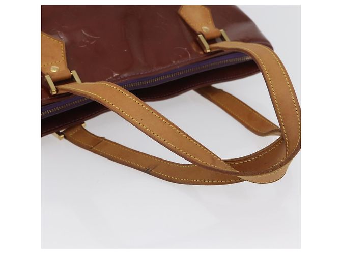 LOUIS VUITTON Borsa a Mano Houston Monogram Vernis Viola Viole M91093 Auth 172677 Porpora - vista 8