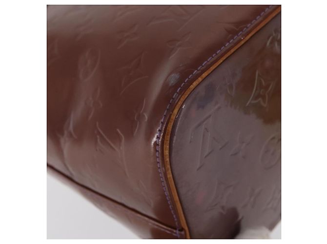 LOUIS VUITTON Borsa a Mano Houston Monogram Vernis Viola Viole M91093 Auth 172677 Porpora - vista 9