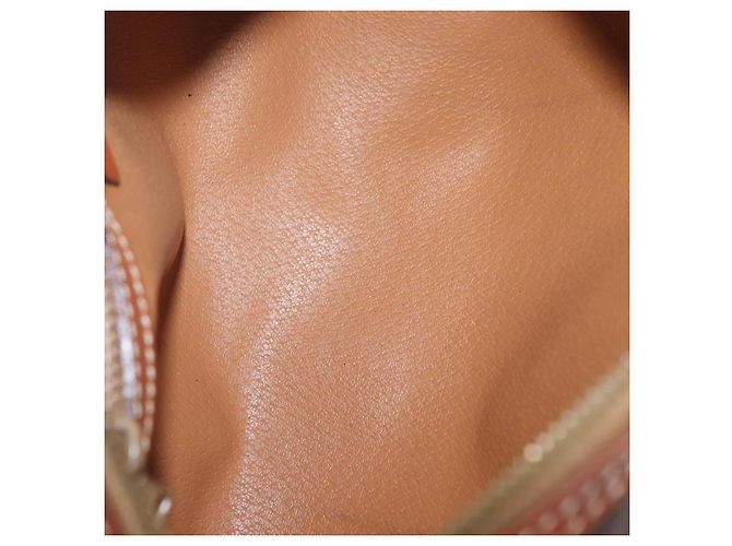 Céline Borsa a mano in tela Macadam CELINE in pelle PVC marrone e oro Auth mr2020 D'oro - vista 10