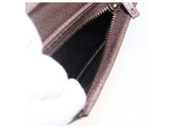 GUCCI GG Supreme Kompaktgeldbörse aus PVC Beige 648121 Auth ARZ208M - Ansicht 10