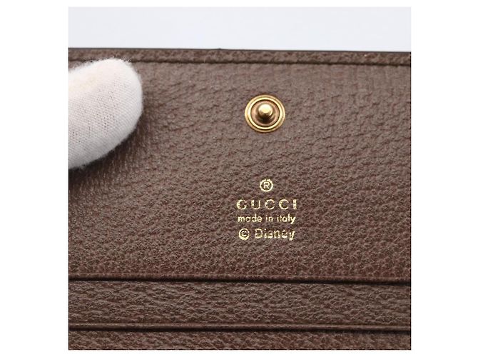 GUCCI GG Supreme Kompaktgeldbörse aus PVC Beige 648121 Auth ARZ208M - Ansicht 18